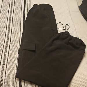 PINK Women's Brushed Woven Cargo Pants